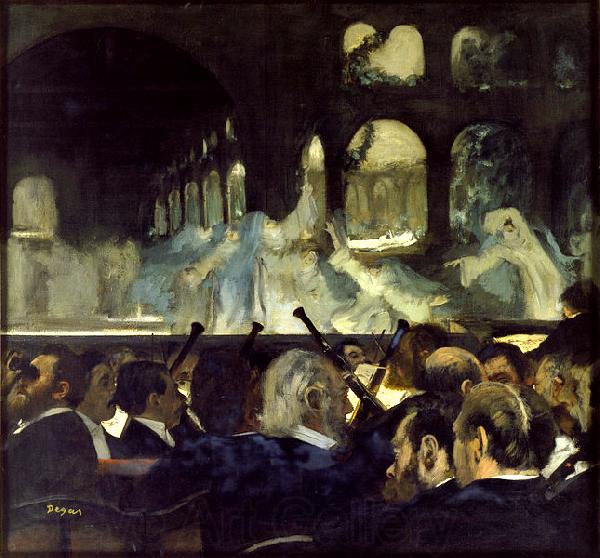Edgar Degas The Ballet Scene from Meyerbeer's Opera Spain oil painting art